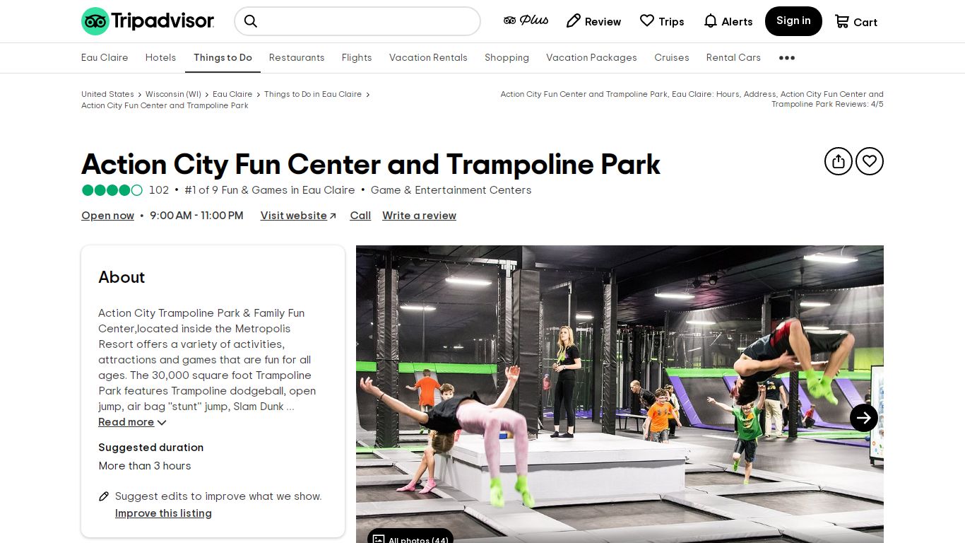 Action City Fun Center and Trampoline Park (Eau Claire) - Tripadvisor
